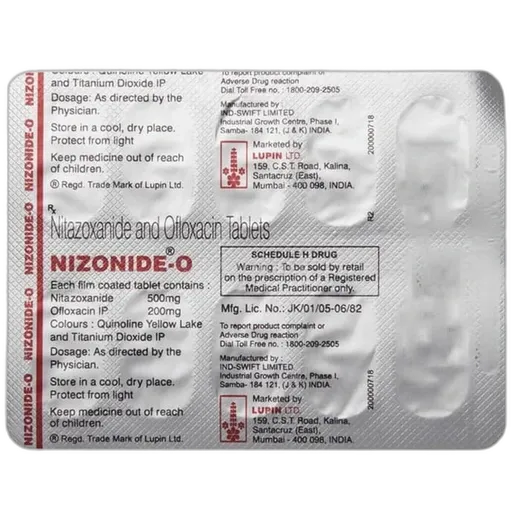 nizonide o tablet 10's
